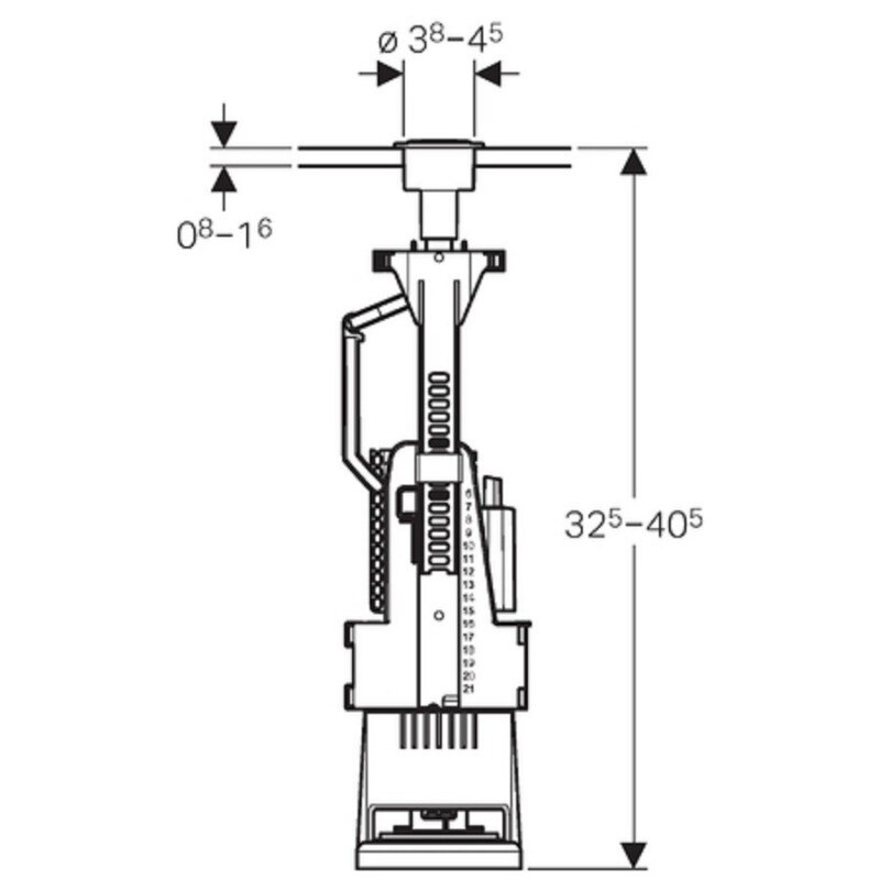 VALVE Geberit Flush 240