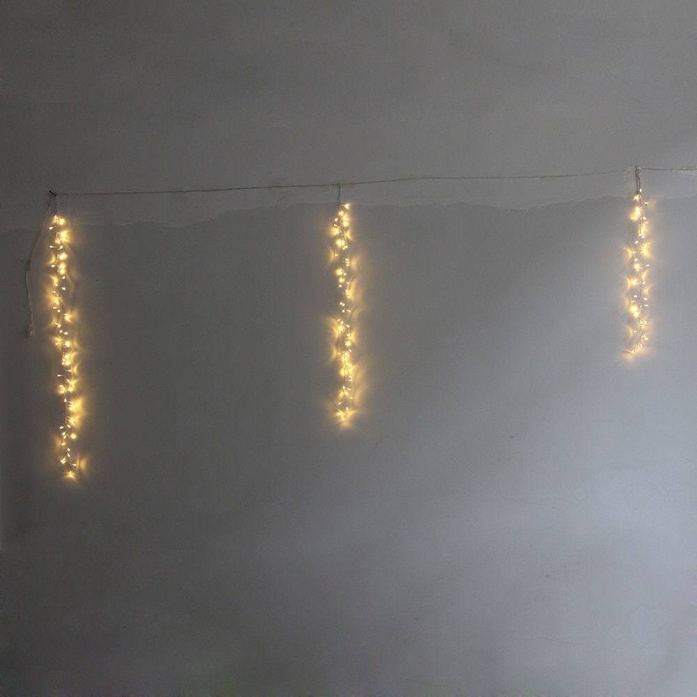 Guirnalda de luces LED conectables para exteriores, guirnalda de luces de hadas para bodas, jardín, árbol, , decoración de calle, color blanco cálido