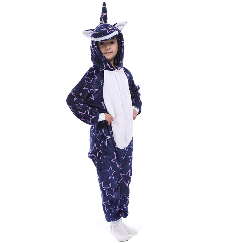Neue herbst und Winter freundlicher Karikatur tiere verbunden Pyjama Tianma einhorn hause kleidung zeigen kleidung: Violett / 120