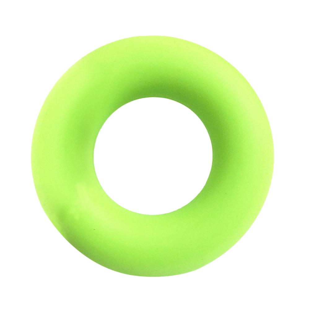Handgreep Strengthener En Vinger Uitoefenaar Draagbare O-Vorm Handgreep Onderarm Ring Hand Exerciser Siliconen Knijper Grijper: green