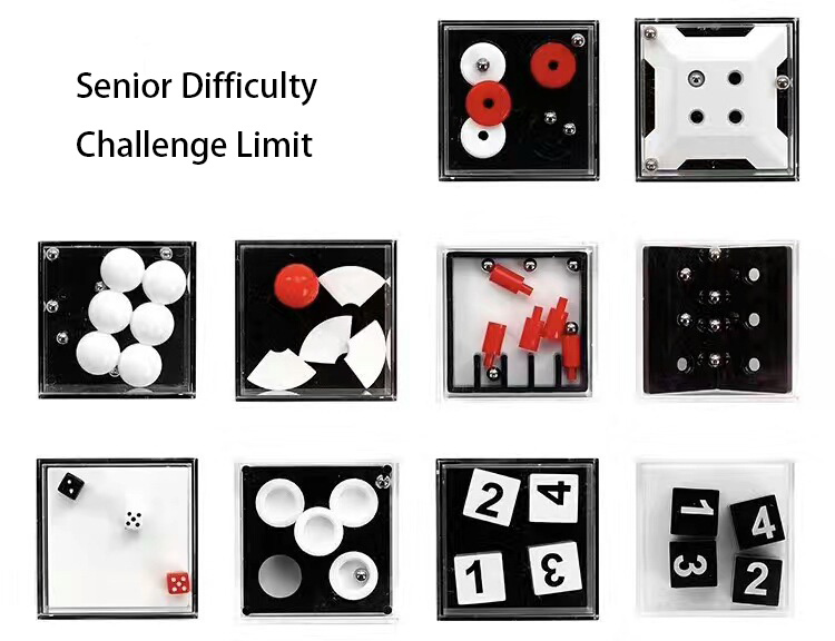 Fidget Doos Decompressie Banlance Anti Stress Verlichten Angst Ontspannen Oefening Hands-on Balans Kracht Puzzel Spel Speelgoed: C