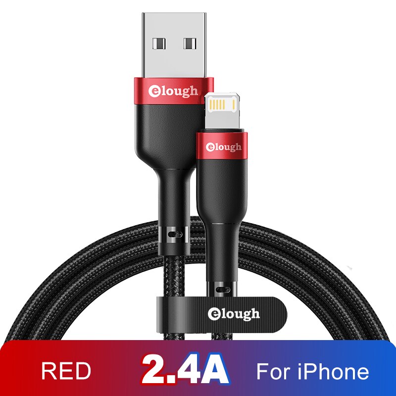 Cavo USB cavo magnetico eliz PD 20W per cavo iPhone 13 11 12 Pro Max XR XS 8 7 Plus illuminazione a LED cavo dati per telefono a ricarica rapida: Red USB Cable / 0.5m