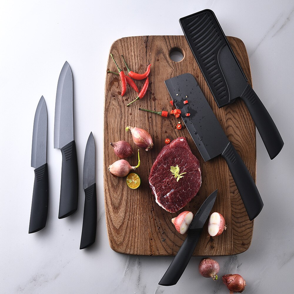 6 inch ceramic fruit knife black zirconia ceramic knife ceramic chef knife single ceramic