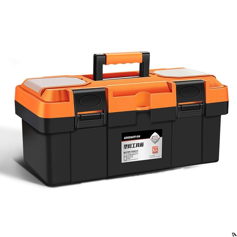Mechanic Tool Box Plastic Portable Empty Working Tool Box Organizer Shockproof Caja Herramientas Tools Packaging