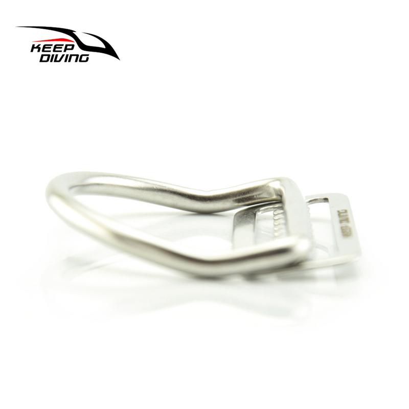 316 Edelstahl Biegen D Ring Wasser Sport Simming Tauchen Schnalle
