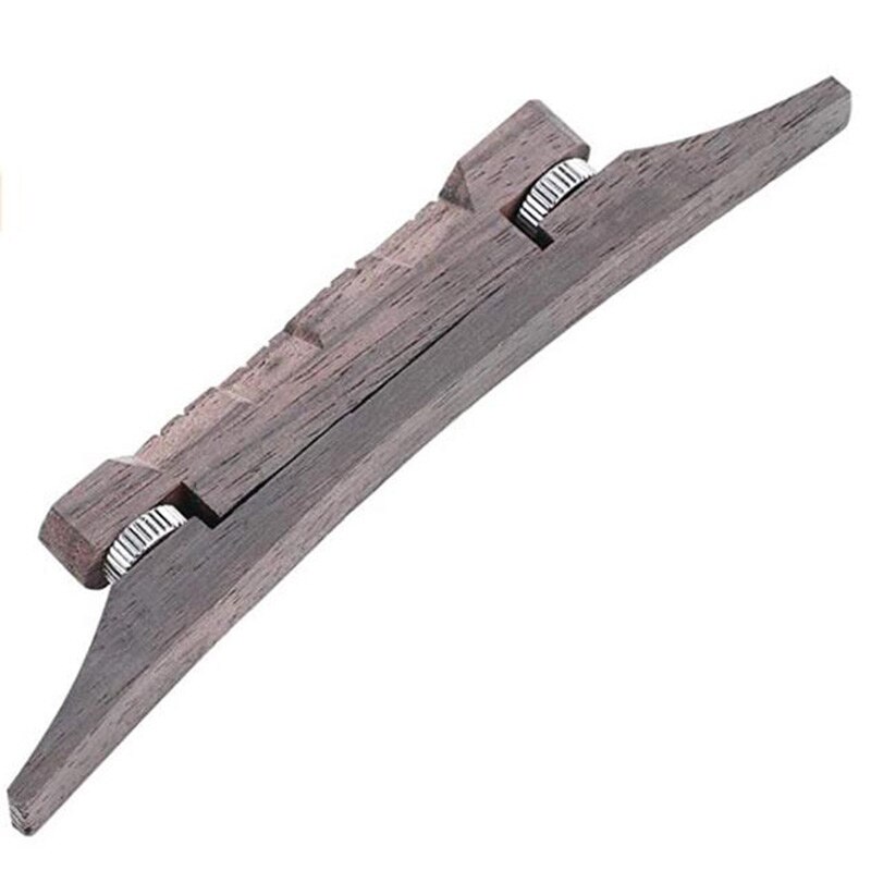 Adjustable Rosewood Mandolin Bridge String Height Archtop Bridge Musical Instrument Accessory for Mandolin Diy Repair Parts