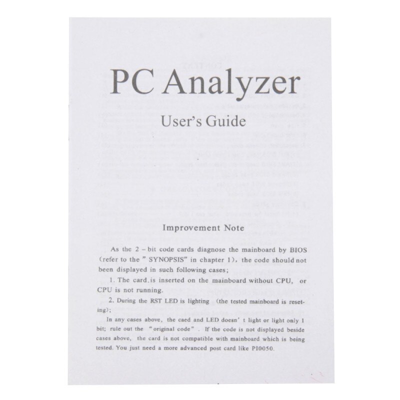 Card PCI PC Analyzer 2 bit, Analyzer computer, Diagnostic PC