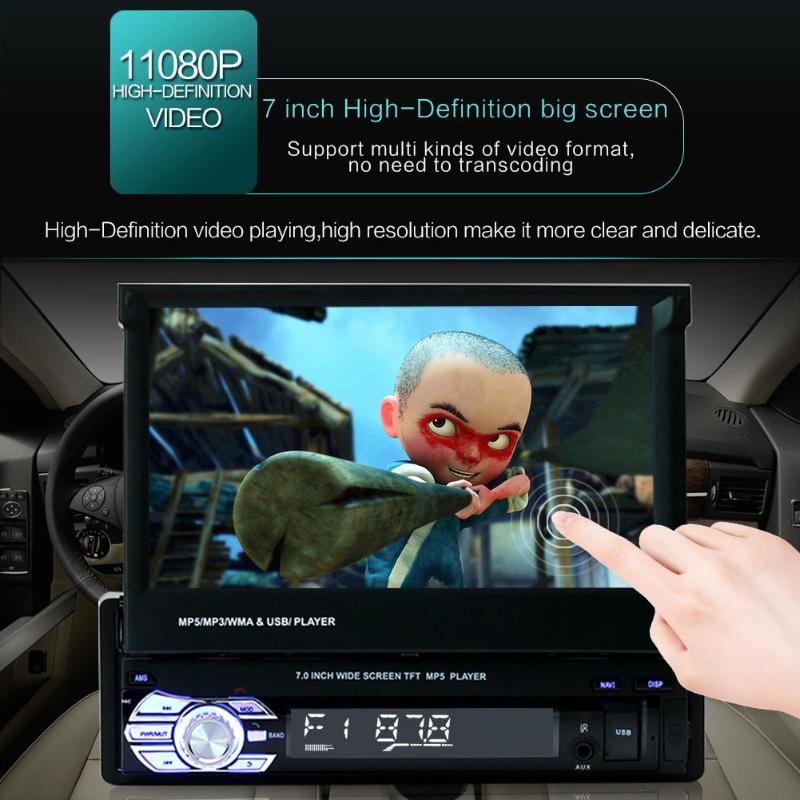 7'' SWM 9601G Upgraded Car Stereo MP5 Player GPS Navi RDS AM FM Radio+ Map MP5/MP3 Player Car Electronics