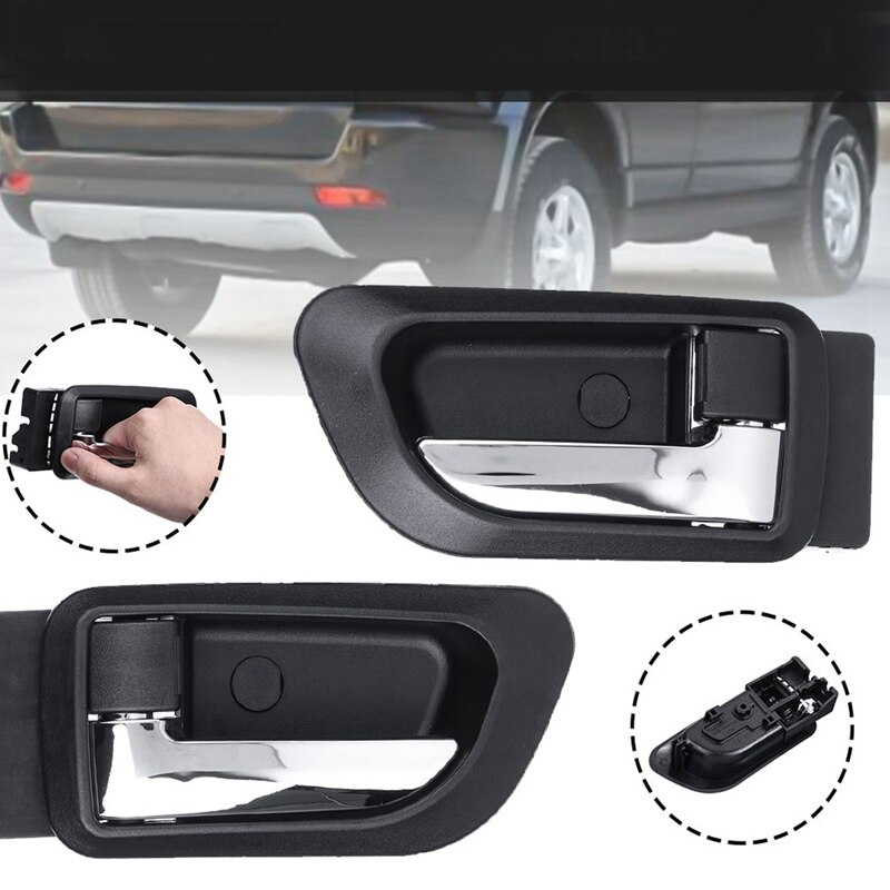 Car Inner Interior Door Handle,2Pcs Inside Handles Front Rear Left Right for Great Wall Haval Hover H3 H5