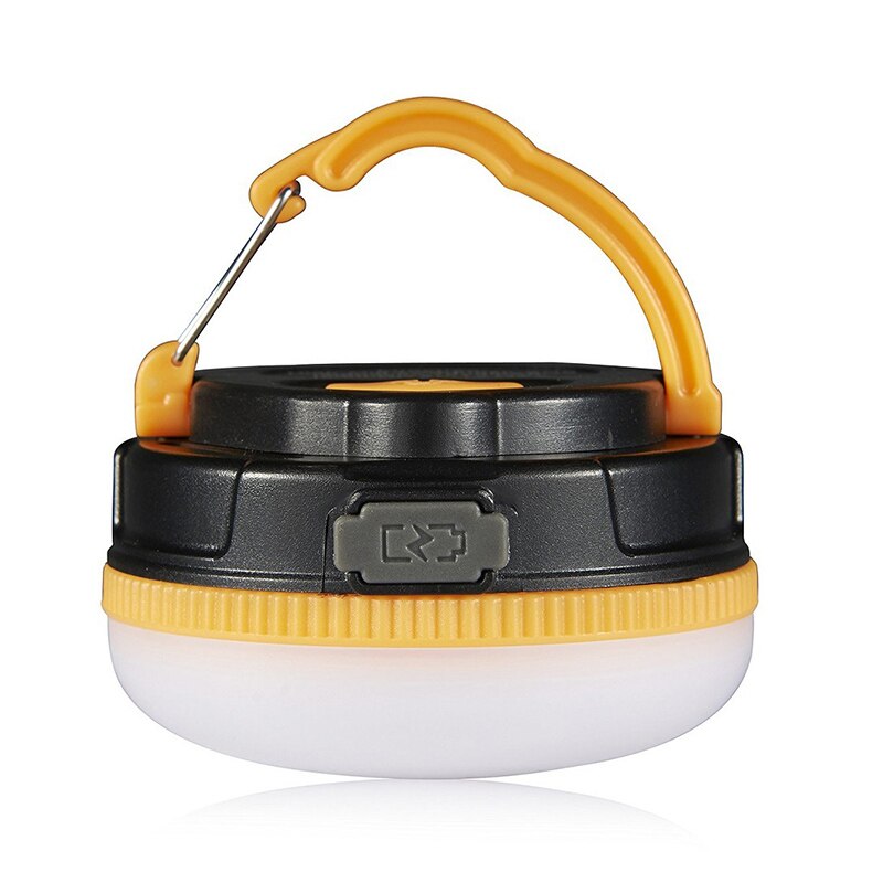 Carga de luces de camping portátiles 1800MA luces de camping impermeables cinco luces LED de tienda al aire libre