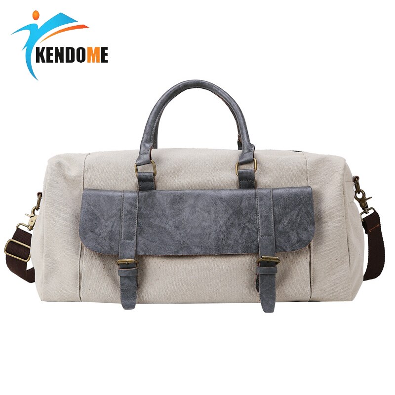 Canvas sport- en fitnesstassen voor dames, heren, sporttas, grote capaciteit, outdoor trainingstas, multifunctionele schoudertas