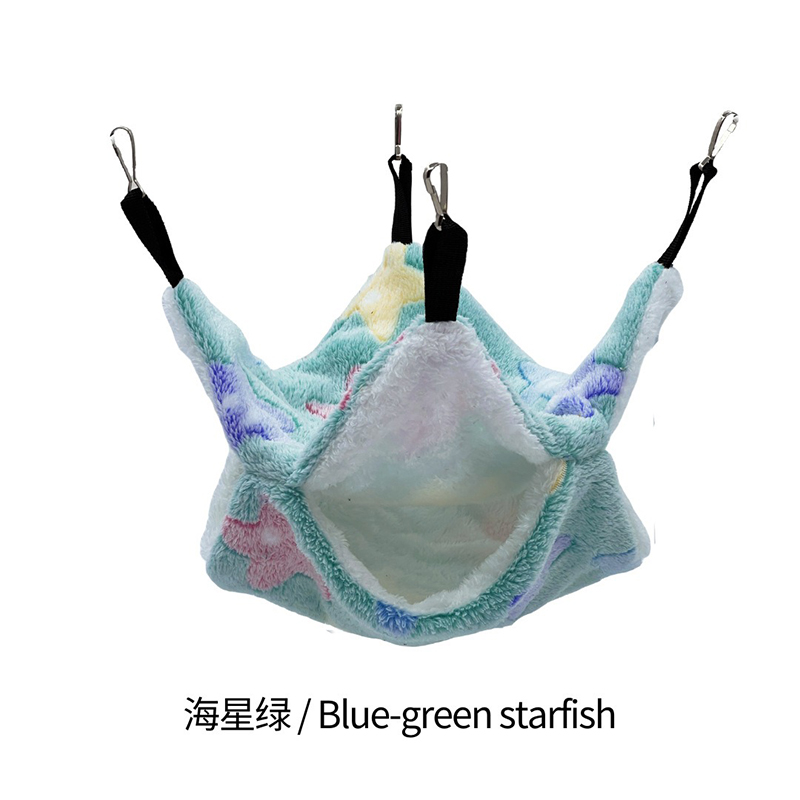 Hamaca para hámster, cama para roedores y hámster, accesorios para ratas, hamaca para ratas, hamaca para roedores, casa de conejillo de indias CXW04: Verde militar