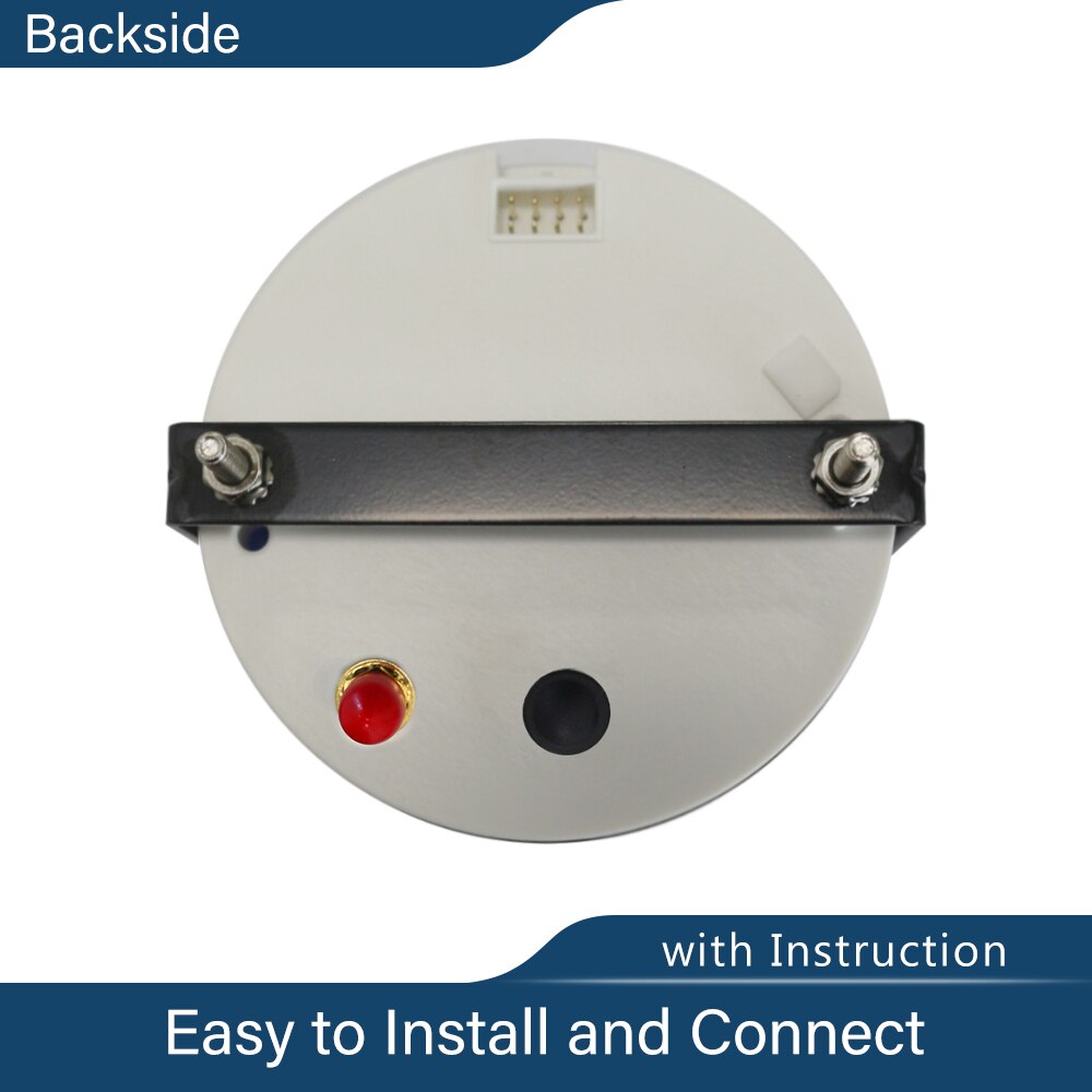 Tachimetro GPS digitale per barche da 85mm 0-999km/h nodi MPH tensione 9-32V odografo viaggio regolabile con antenna GPS schermo TFT