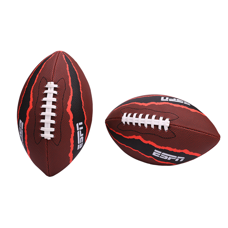 Balón de fútbol americano para hombre y mujer, pelota de fútbol de Rugby, tamaño estándar 6, 1 unidad