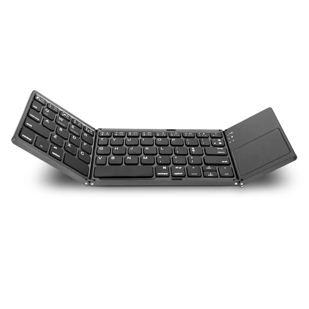 Mini Foldable Touch 3.0 Bluetooth Keyboard For iPhone iPad Samsung Dex Win iOS Android System