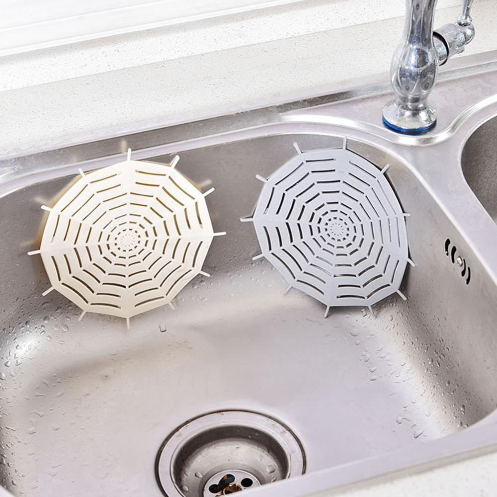 Kitchen Sink Drain Plugs Strainers Bathroom Anti-Blocking Catcher Shower Stopper Bathroom Cleaning Hair Accessories Kitchen O2Z7