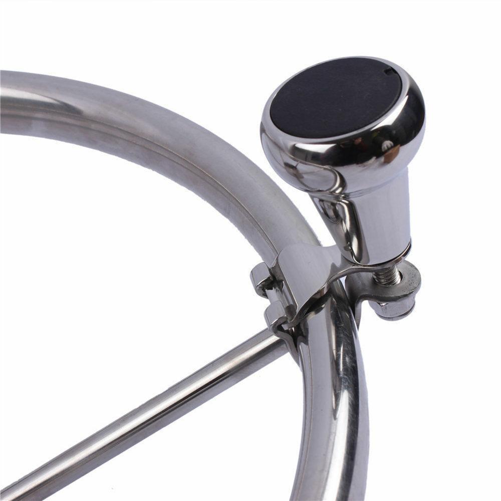 Perilla de volante de acero inoxidable para barco, ajuste de llanta, diámetro de 5/8 "-1", perilla de manicura