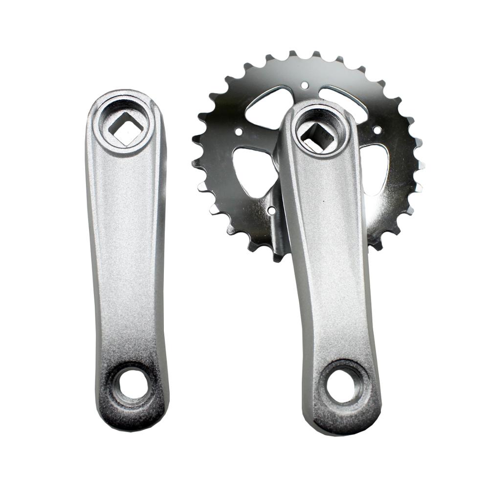 28T elektrische Rolle/freundlicher fahrrad kurbel Single Geschwindigkeit 102mm 114mm Aluminium legierung platz See Kettenblatt kettenblatt