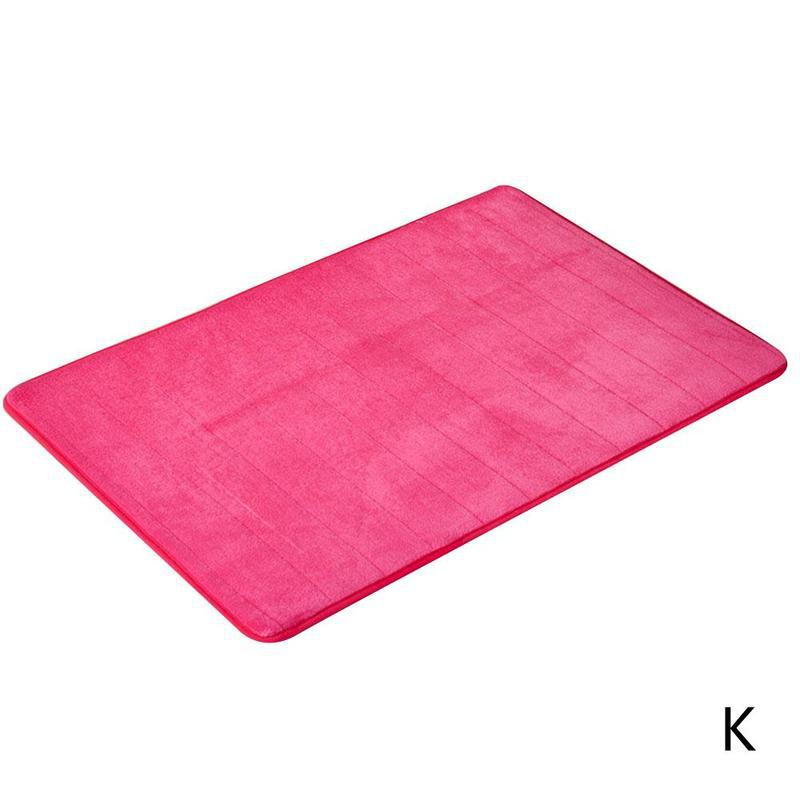 Tæppe vandabsorberende blød memory skummåtte tæpperum 40 x 60cm mat gulvtæppetilbehør skridsko ikke soveværelse bruser bad  t8 j 6: K