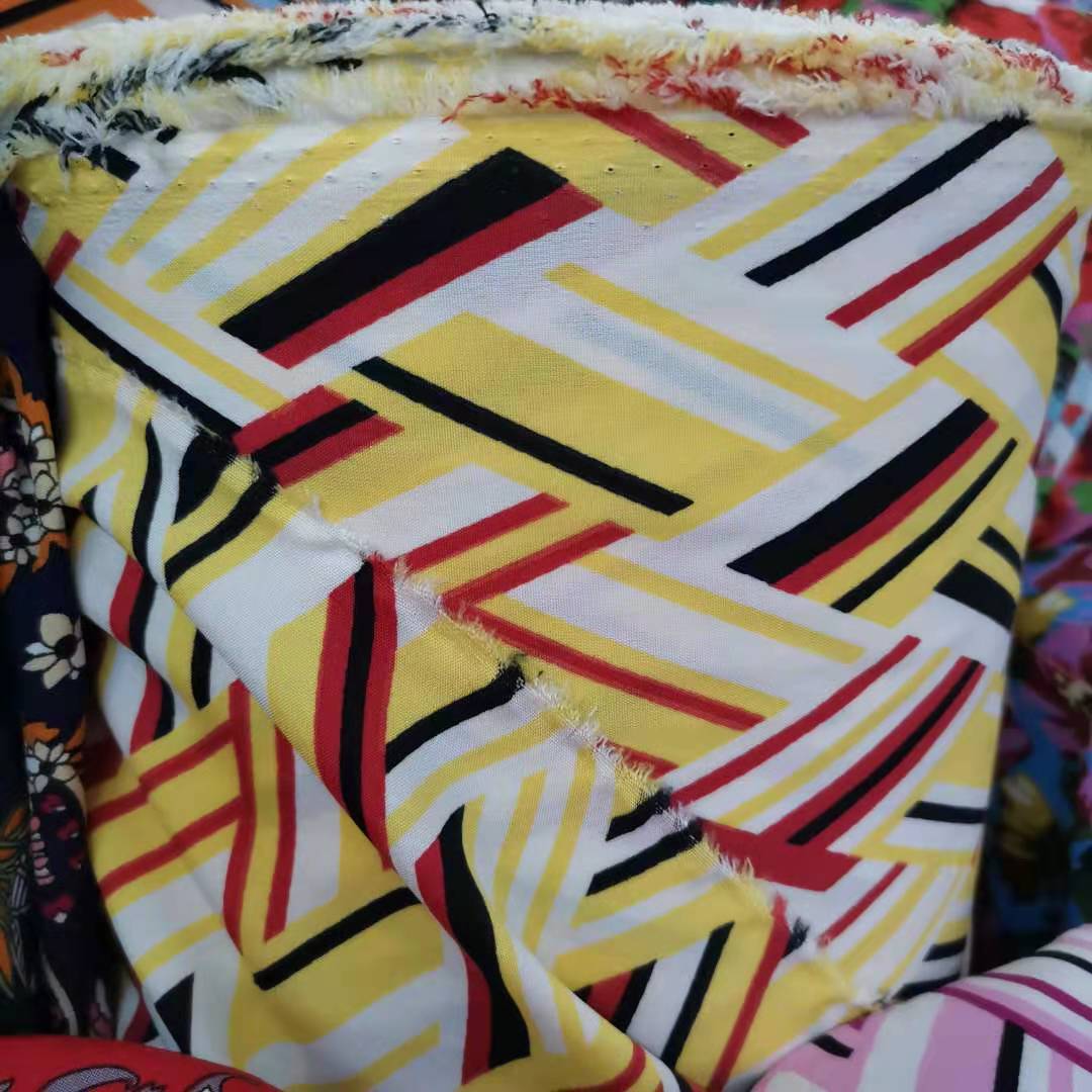 Falda elástica de gasa de tela étnica, Material de costura artesanal: 3