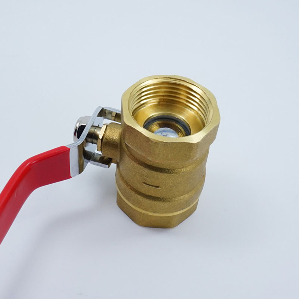 Brass ball valve 1/2'' Male Thread Ball Valve Brass Connector Joint Copper Pipe Fitting Coupler Adapter