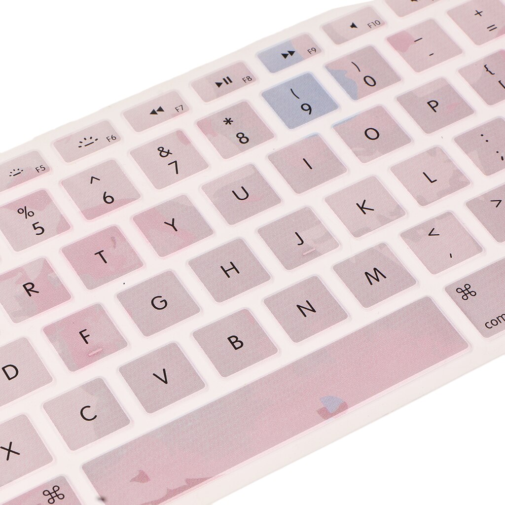 Keyboard Cover Skin Protector for Macbook Air Pro 13inch 15inch 17inch 1#