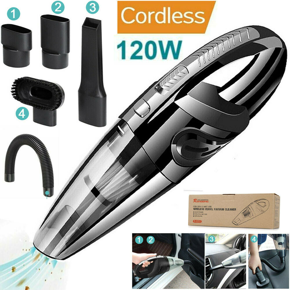 Handheld Vacuüm Draadloze Krachtige Cycloon Zuig Draagbare Oplaadbare Stofzuiger 6053 Quick Charge Voor Auto Thuis Huisdier Haar