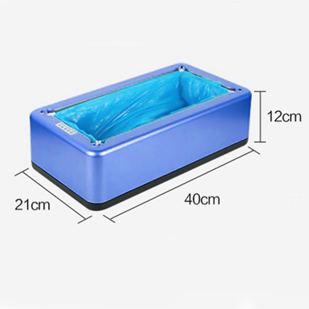 Portable Automatic Shoe Cover Dispenser Machine Blue
