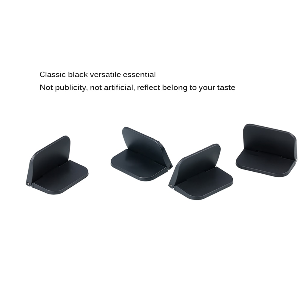 Holdbar multifunktionel laptop radiator holder bærbar holder sammenfoldelig sort kølebeslag pad bog tablet stativ støtte 10kg