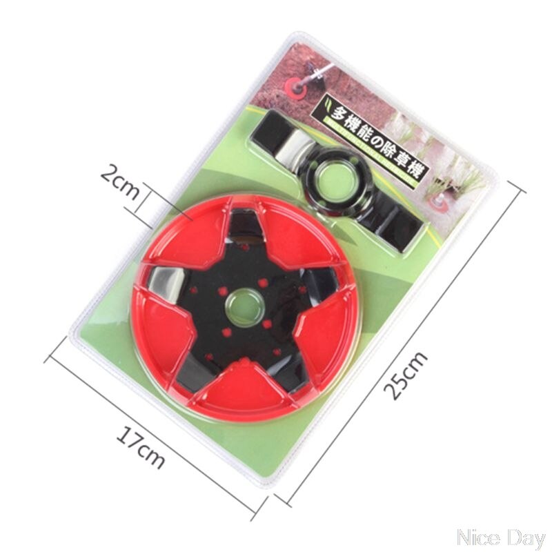 Dual-use Weeder Plate Lawn Mower Trimmer Head Brushcutter Grass Cutting Machine