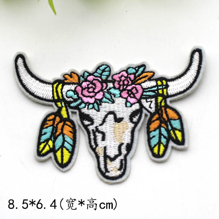 Ironing back adhesive fabric with accessories, patching clothes, badge B411