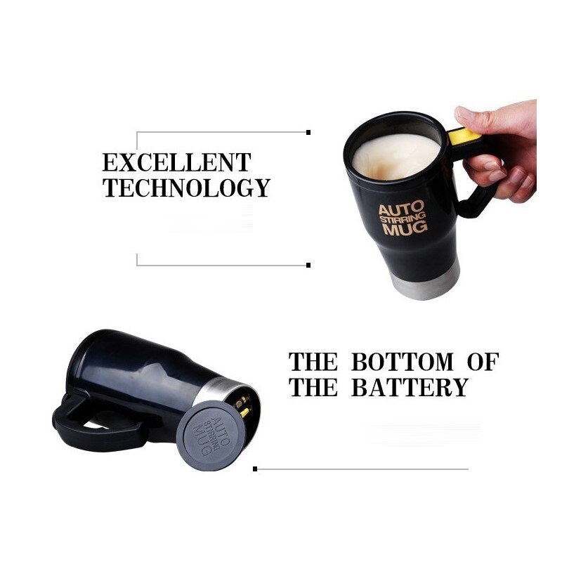 Magnetic Mixing Cup Electric Mixer Cup Automatic Coffee Mixing Cup Lazy Magnetic Automatic Stirring Kitchen Bar