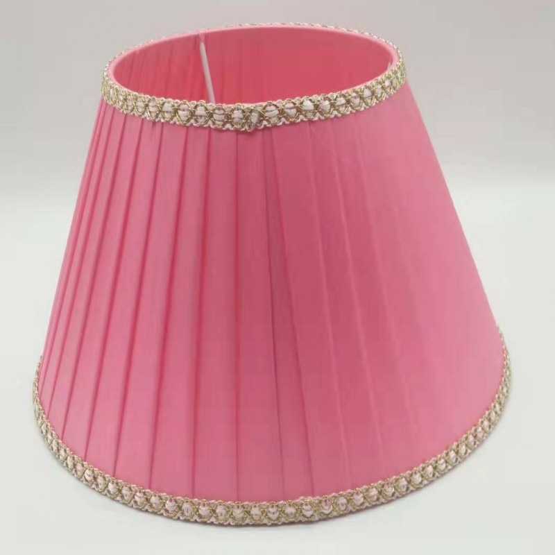 E27 Art Deco lampenkappen voor tafellampen roze/paars ronde Stof lampenkap moderne stijl lamp cover voor thuis decoratie