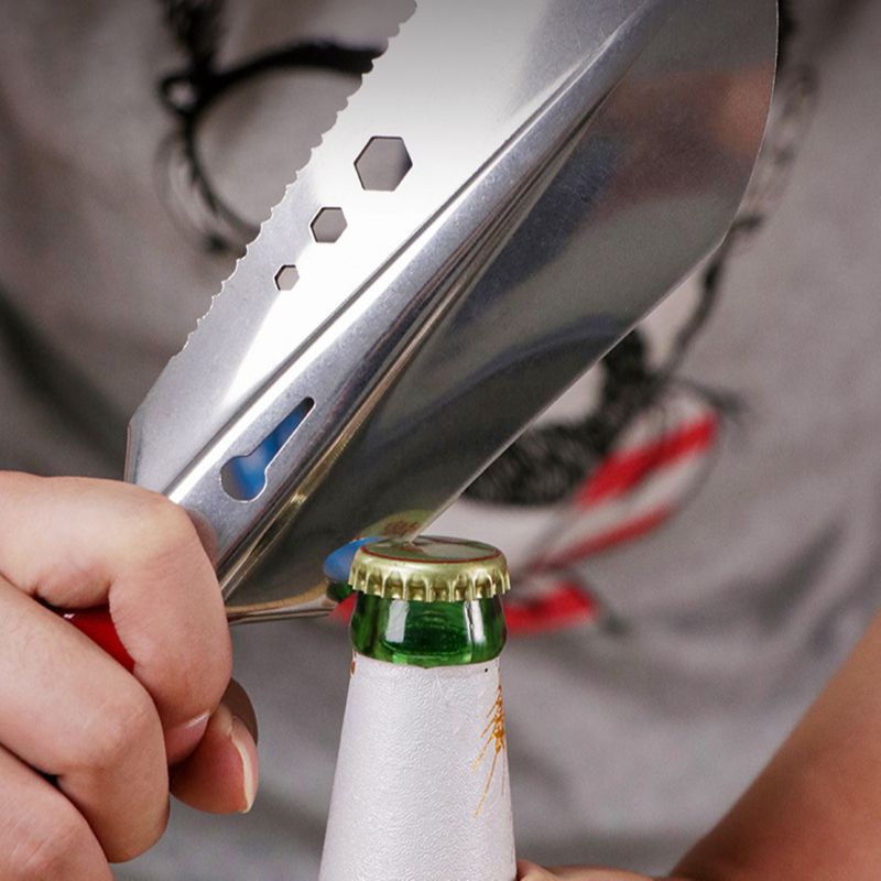 Pelle multifonctionnelle pour l'extérieur, petite pelle à main Portable, survie Camping randonnée équipement de voyage, outil de jardin