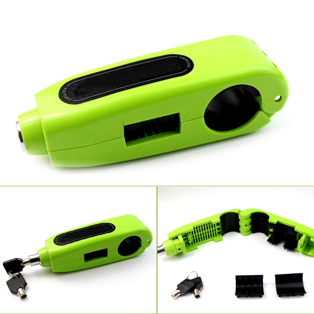 Draagbare Praktische Multi-Functionele Duurzame Motorfiets Rem Gaspedaal Grip Scooter Stuur Anti Diefstal Bescherming Sloten