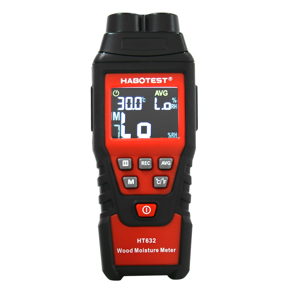 Hygrometer Humidity Tester for Plywood Wood Humidity Tester Hygrometer Timber Large LCD Display Wood Moisture Meters