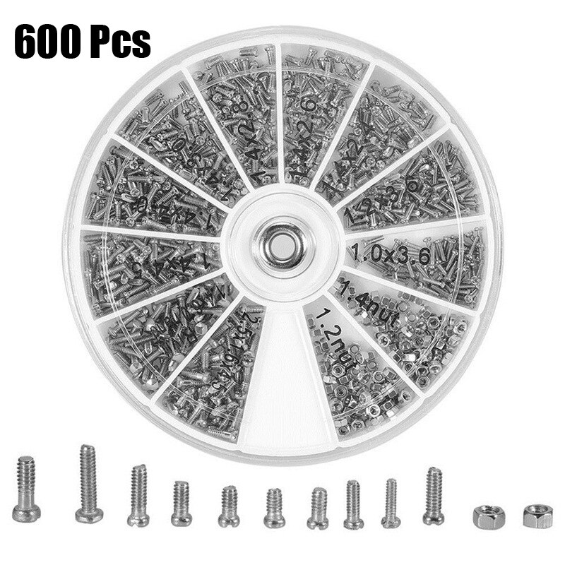 Produktbild von 1200 Pcs. 12 Arten Minischrauben Und Muttern (Neu Und Originalverpackt) In Für CHF 6 – Mit