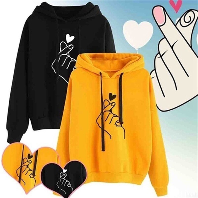 Hoodies Women Female Long Sleeve Print Hooded Sweatshirt Hoodie Tracksuit Sweat Coat Casual Sportswear S-3XL Hooded