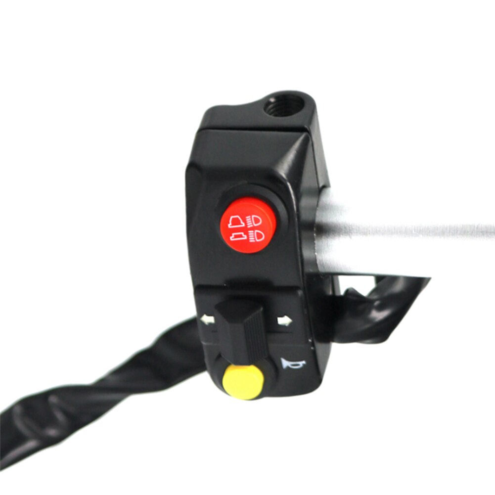 Interruttori moto 22mm pulsante clacson moto indicatore di direzione fendinebbia elettrico avviamento luce interruttore controllore manubrio