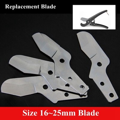 PVC Pipe Cutter 16~40mm Aluminum Alloy Body Ratchet Scissors Steel Blade Up for Cutting Tube PVC/PPR Hose Cutting Hand Tools: 16-25mm blade