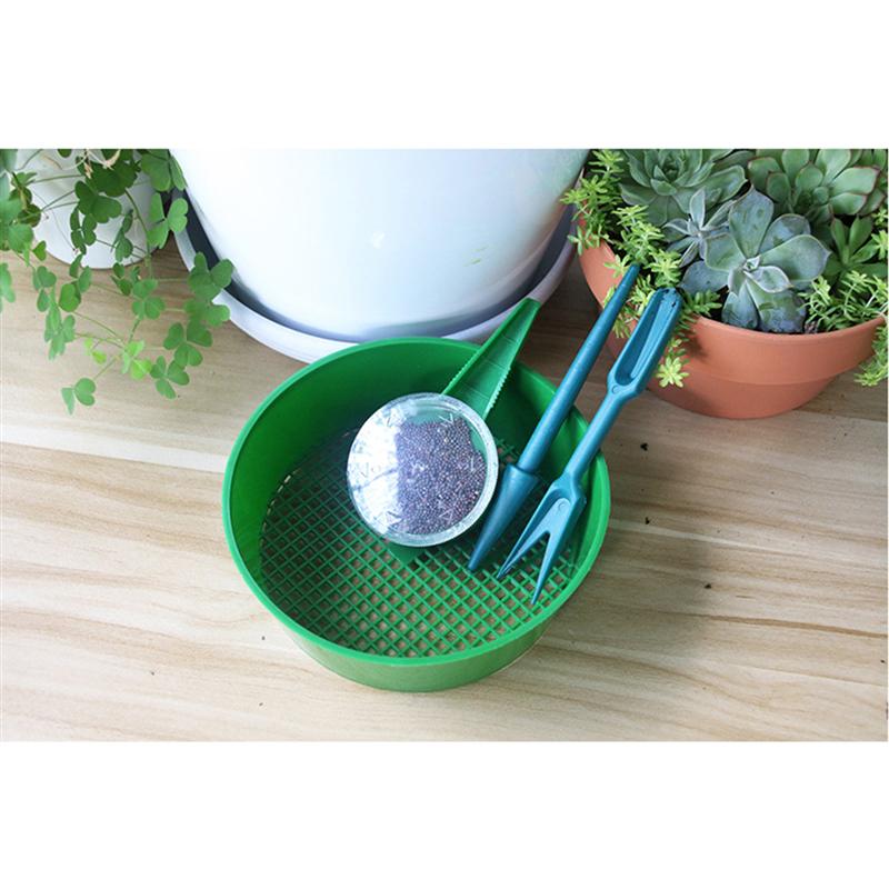 BESTOYARD, herramientas para plantas de jardinería, semillas de plástico, ensanchar plantones, Dibber, herramientas para plantar, colador para jardín, sembradora de enigma