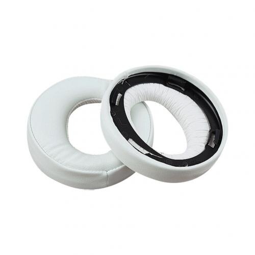Sort ørepude ørepude ørepuder til sony playstation gold wireless  ps3 ps4 7.1 virtuelt surround-headset: Hvid
