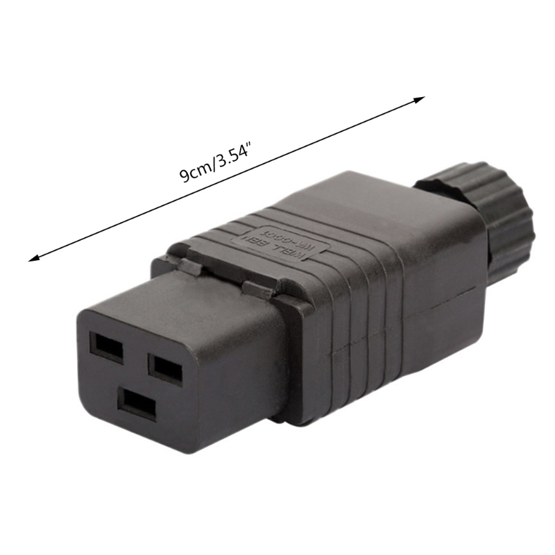 Connecteur IEC PDU UPS 16A 250VAC 320 C 19, connecteur IEC 320 C19 C19, prise feme,