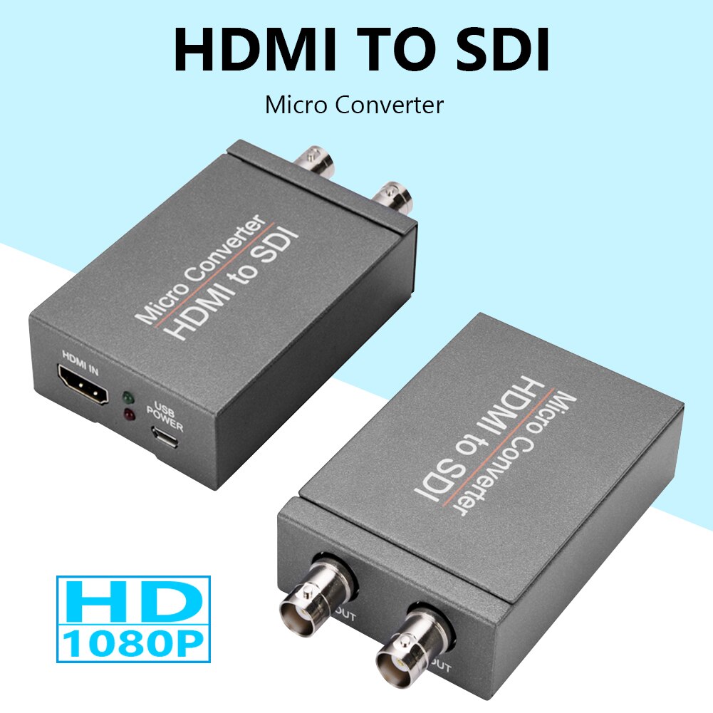 Micro Converter 1080P Om 3G Hd Sdi Adapter Voor Camera Hdtv Monitor Dvd