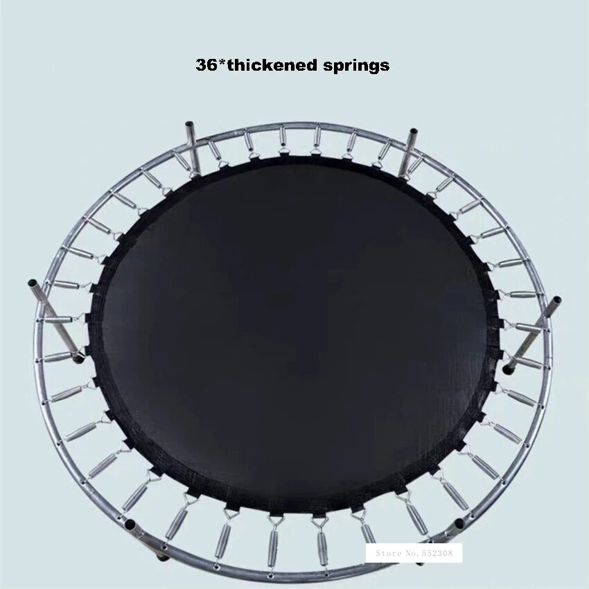 Trampolín redondo de Interior para niños, juguete familiar, cama pequeña de SALTO para el hogar, cama de rebote con red de alambre protectora, 1001
