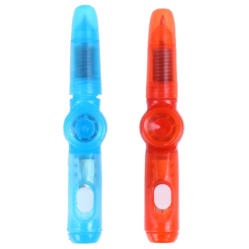 Led spinning kynä kuulakärkikynä fidget spinner hand top hehkuu pimeässä valossa edc stressin lievitys lelut lasten lelu koulutarvikkeet