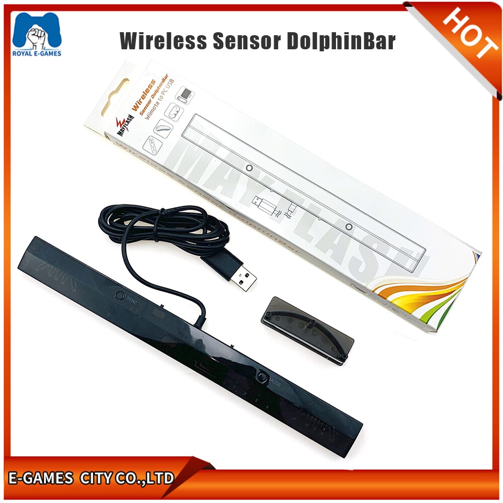 Mayflash W010 Wireless Sensor DolphinBar Bluetooth Connect Remote PC Mouse for Wii Kids Game Quick MYTODDLER