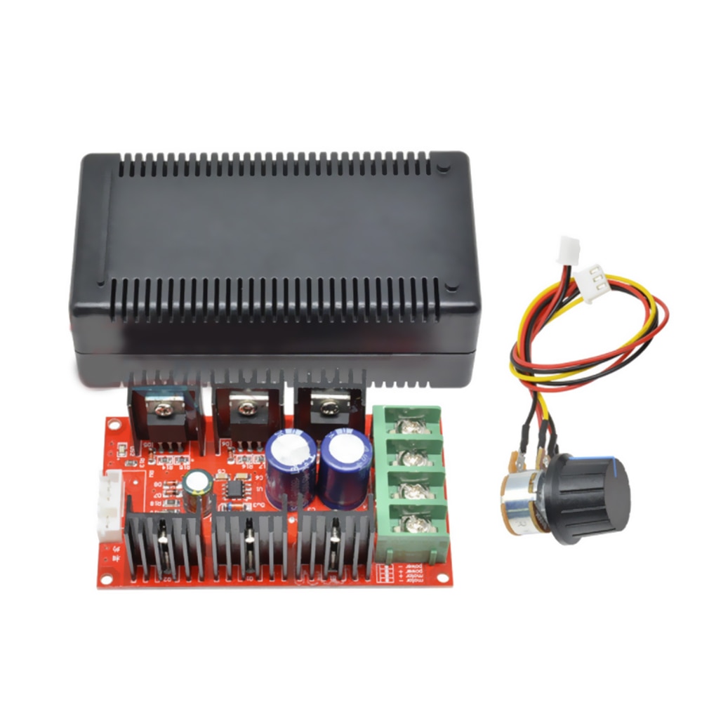 2000W 40A DC Motor Speed Controller DC 12V 24V PWM HHO RC Car Fan Speed Regulator Adjustable Power Control Switch Soft Starting