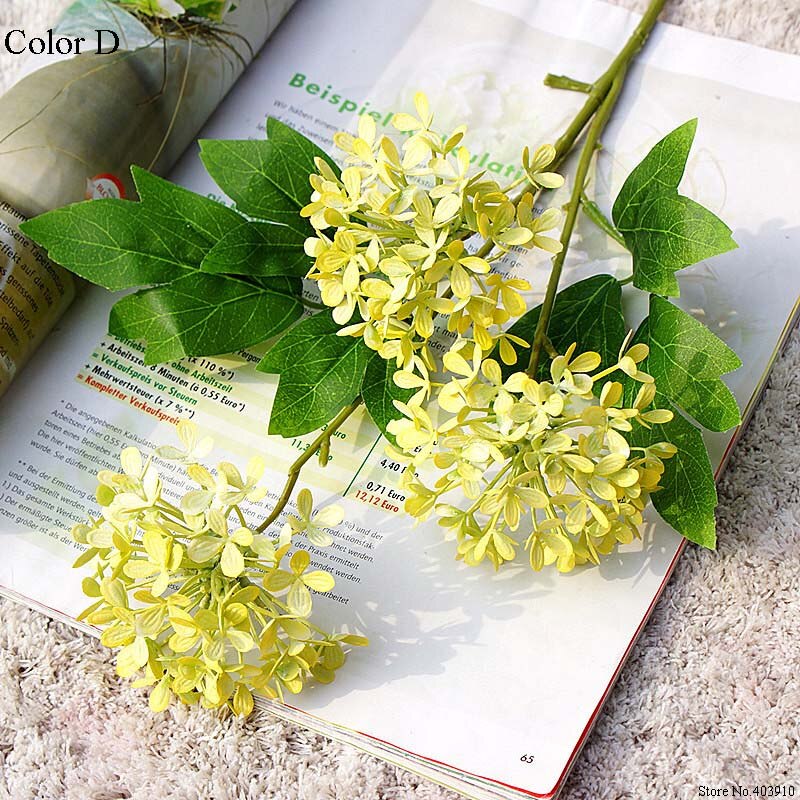 Isländsk lila blomma boll gren siden konstgjord blomma fleur artificielles för hem bröllop dekoration fotografering flores: D