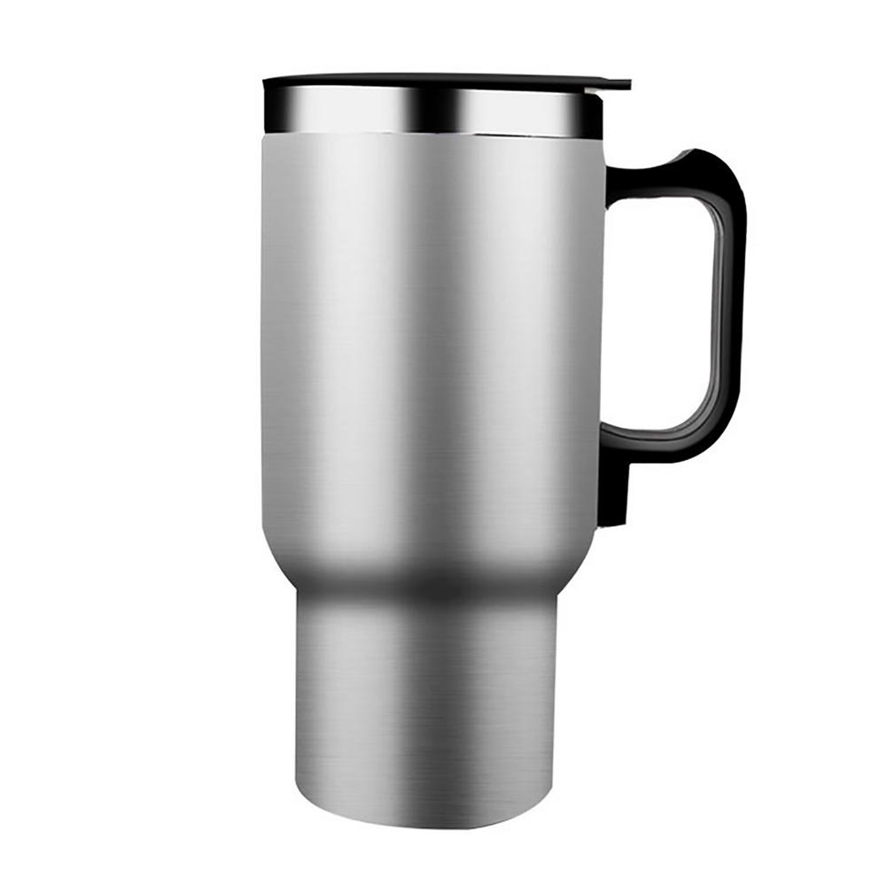 Biluppvärmning av fordon 304 vattenkoppar i rostfritt stål vattenkokare kaffeuppvärmd mugg termos termos mugg cirklar termos vattenflaska